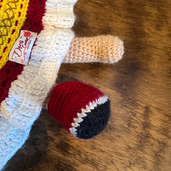 Frida Kahlo doll handmade crocheted. - Picture 2 of 4